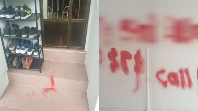 协助大耳窿骚扰欠债人 青年泼红漆涂鸦被捕