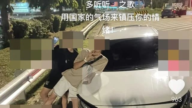 马华男飙车险酿致命车祸 竟比V手势打卡遭骂翻