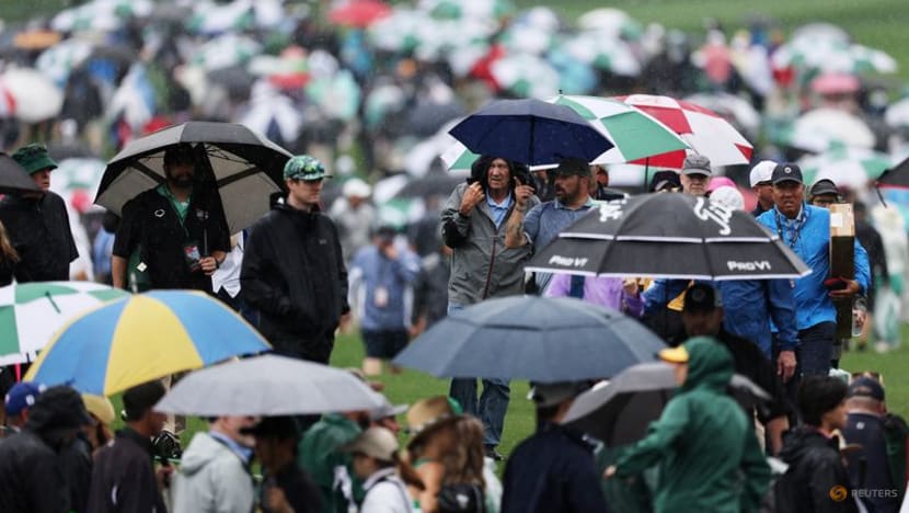 Masters practice round cancelled due to poor weather