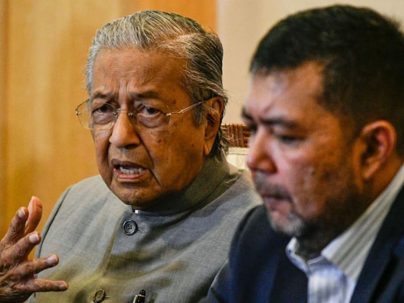 Dr Mahathir Mohamad (left) says his new party, Pejuang, will be kingmaker at the next elections.