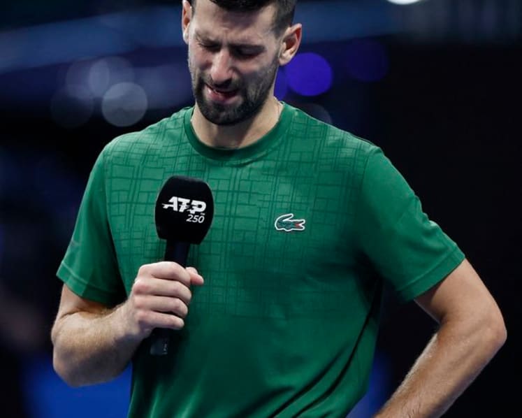 Djokovic in tears after tribute to late coach Pilic in Athens