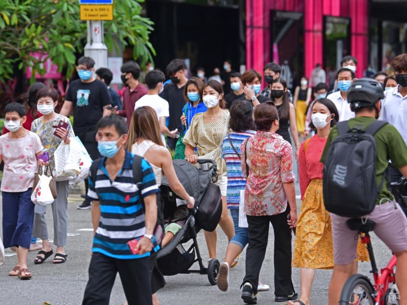 Singapore to simplify COVID-19 rules; safe distancing no longer required when wearing masks Singapore to simplify COVID-19 rules; safe distancing no longer required when wearing masks
