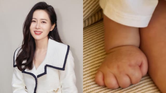 孙艺真晒儿子“肉肉手”　粉丝大喊：太可爱了！