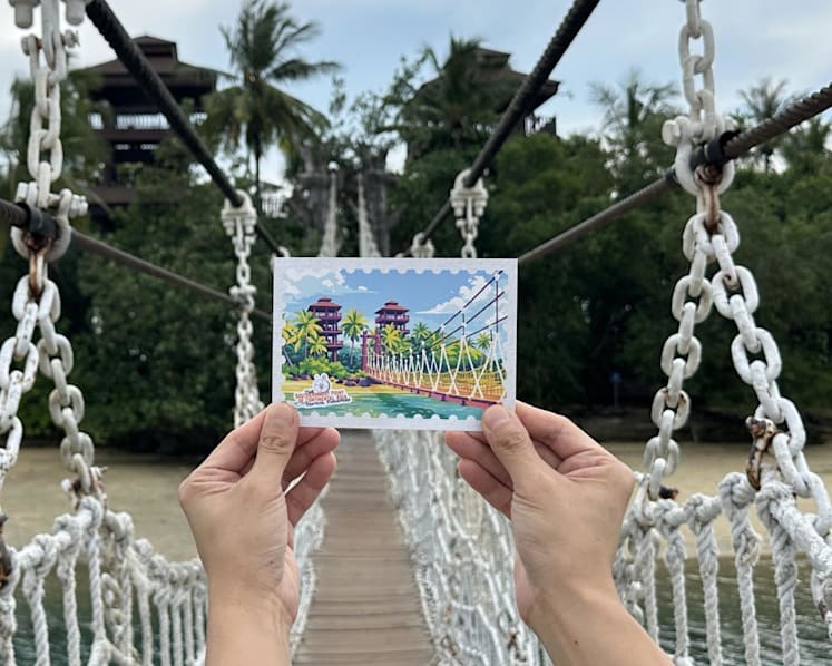 Sentosa unveils scenic posting box at Palawan Beach for visitors to send postcards worldwide