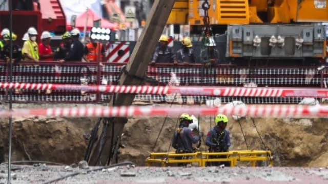 1500吨混凝土泄入隧道 曼谷天坑修复工作喊停