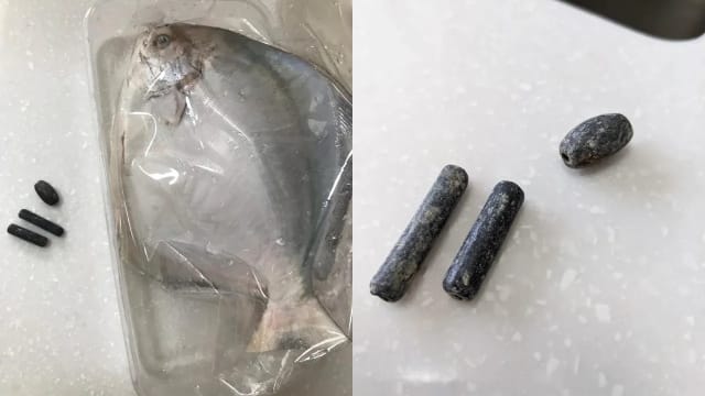网民揭露鲳鱼肚内藏铅块 鱼商：应是外国渔夫动手脚