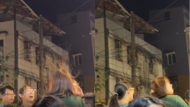 台湾民众逛夜市突然“怒发冲冠” 网民：赶快逃！