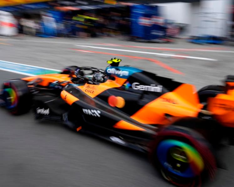 Norris beats Russell to pole in Dutch hat-trick for McLaren
