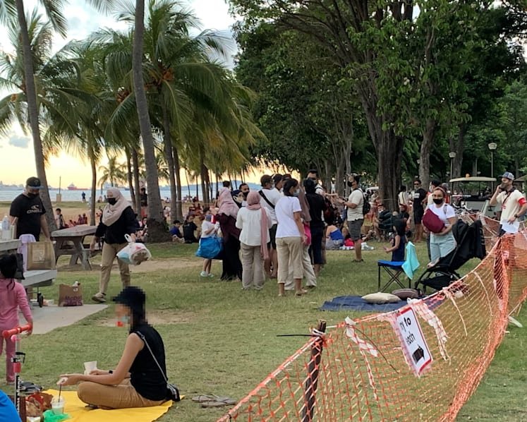 Sentosa, East Coast Park crowds show complacency 'may have set in', says Masagos who warns of increased enforcement