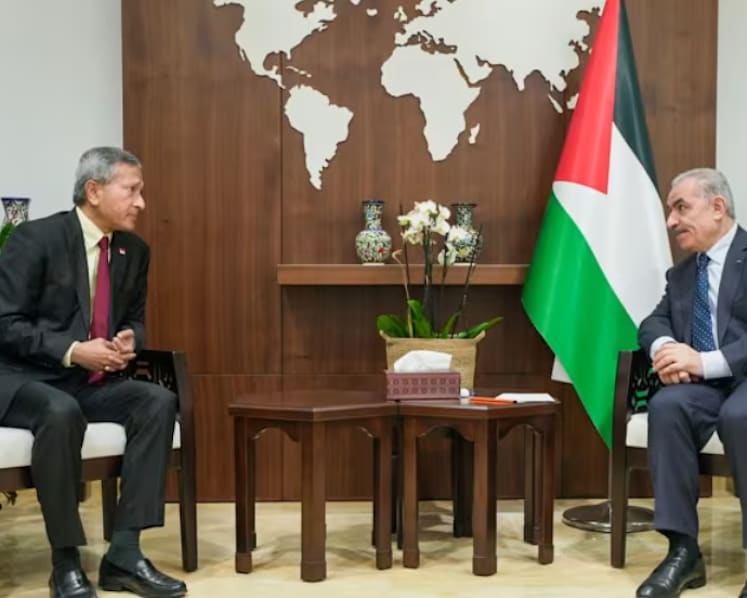 Vivian Balakrishnan meets Palestinian leaders, expresses Singapore’s concern about dire humanitarian situation in Gaza
