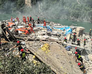 Landslide buries residents in southwest China's Chongqing