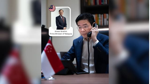 黄总理与马国首相安华通电话 讨论中东局势最新发展