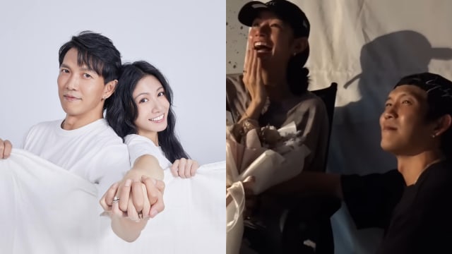 李千娜公开被求婚过程　给黄尚禾生日惊喜反变主角