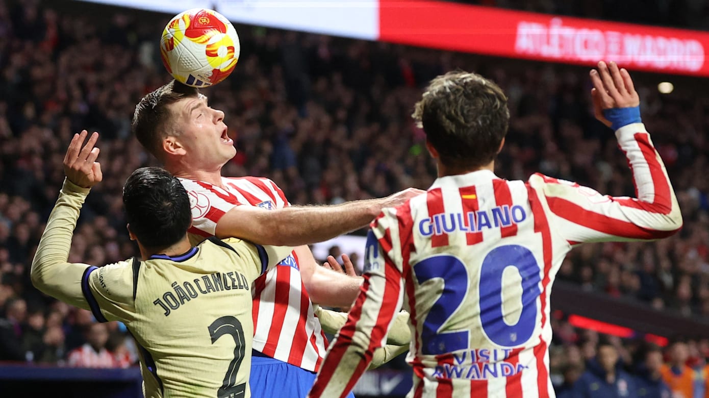 西班牙国王杯：马德里竞技4比0大胜巴塞罗那