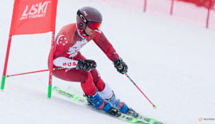 No dream Winter Olympics debut for Singapore alpine skier Faiz Basha after fall in giant slalom