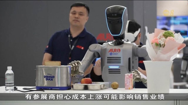 台湾机器人展展示AI与先进科技 应对关税挑战