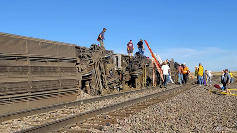 At least 3 people killed, multiple people injured after US train derailment At least 3 people killed, multiple people injured after US train derailment