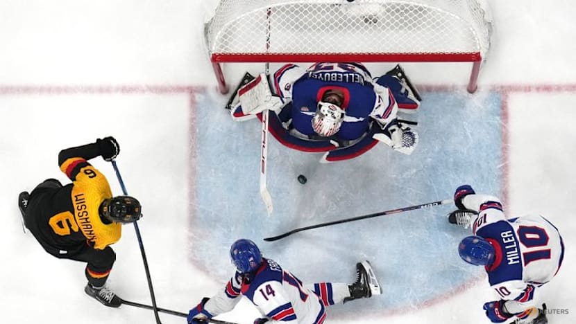 Ice hockey-US men beat Germany, fall short of top seeding