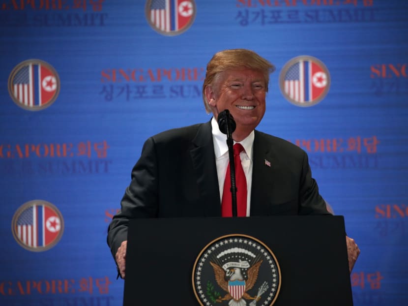 Mr Trump said there are no plans now to remove the 28,500 US troops stationed in South Korea though the US will stop war games with its North-east Asian ally.