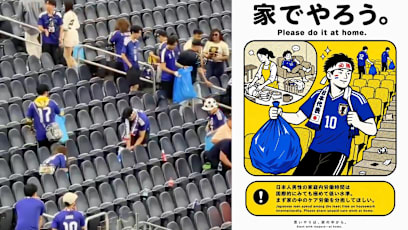 Japanese Fans Go Viral For Cleaning Up After World Cup Match — But Some Women Are Now Calling Out Men For Not Doing The Same At Home