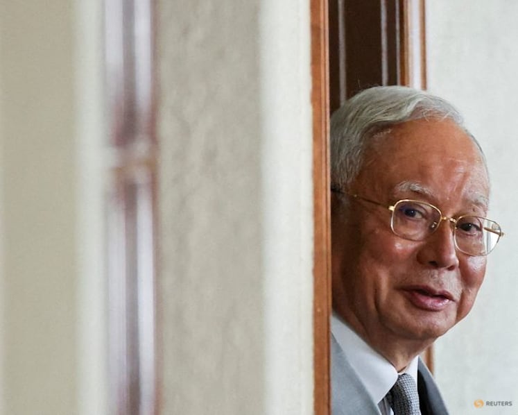 Malaysia's jailed ex-PM Najib withdraws appeal on house arrest, local media reports