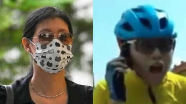 女骑士趴引擎盖她仍开走 辩方：女司机受惊才想离开