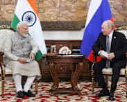 Modi, Putin seek stronger ties as Russia calls for BRICS to counter West