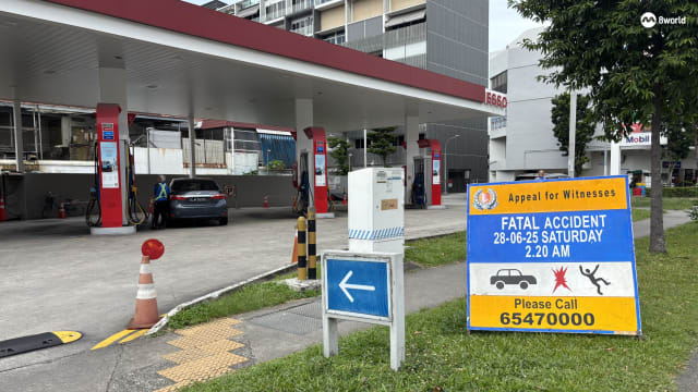 油站七旬员工被撞后不治 警方寻找目击者