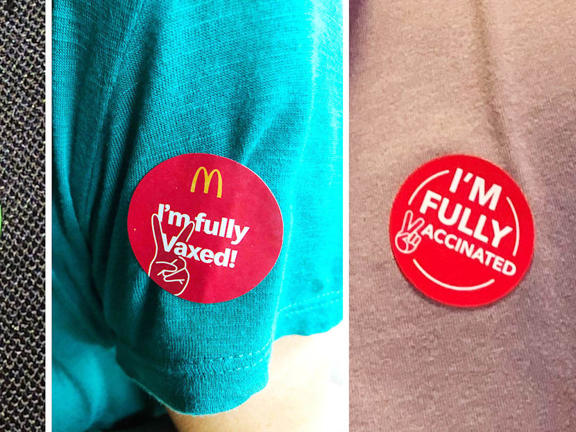 Here&rsquo;s A Look At The Various Stickers Eateries Use To Identify Vaccinated Diners