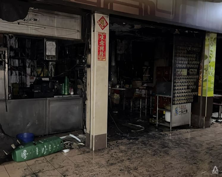 Residents evacuated after fire breaks out at Ubi coffee shop