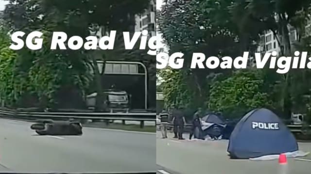 父子命丧泛岛快速公路 货车司机逃逸后落网