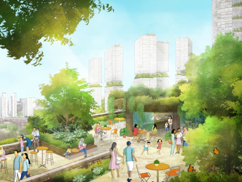 An artist’s impression of the upcoming new development at Pearl's Hill.