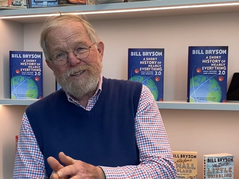 Bestselling author Bill Bryson on staying curious at 74, being a generalist and his upcoming shows in Singapore