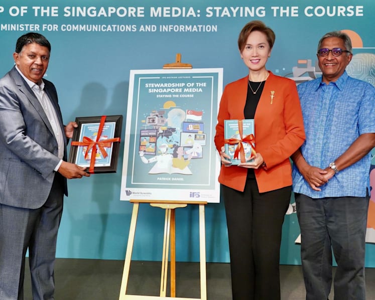 In full: Josephine Teo's speech at the book launch of former interim SPH CEO Patrick Daniel