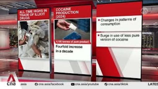 New UN report reveals record growth in global trade in illicit drugs 