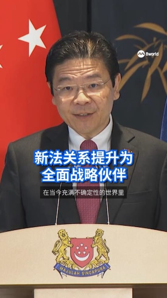 黄循财：法新关系升级为全面战略伙伴 促进多领域深度合作