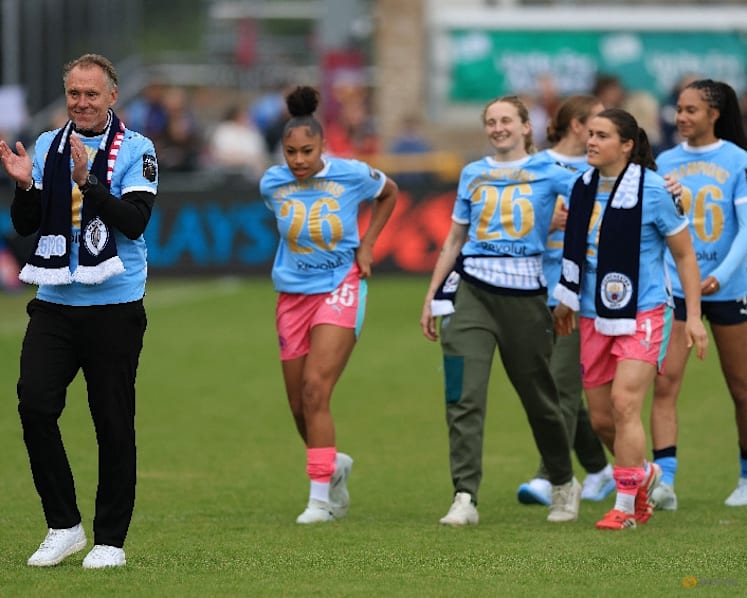 Champions Man City sign off with WSL win over West Ham