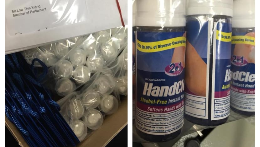 Ho Ching sends MPs bottles of hand sanitiser amid flu season