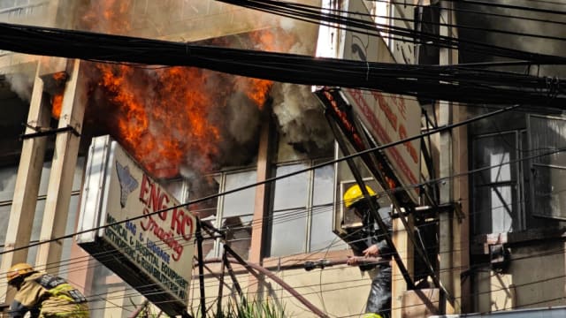 马尼拉唐人街建筑失火  11人死亡