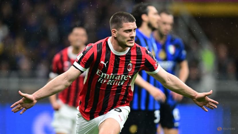 Jovic double fires Milan into Coppa Italia final with victory over Inter