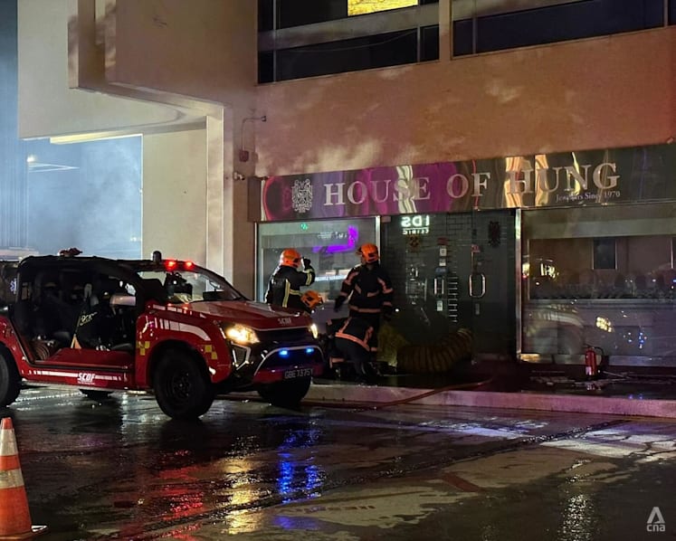 About 100 people evacuated after shop fire at Far East Shopping Centre