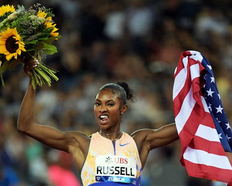 American hurdler Russell senses more to come after world record