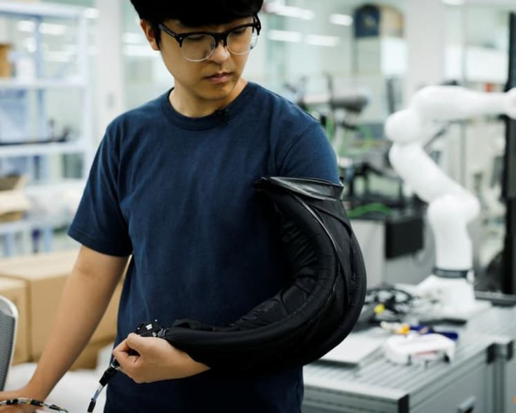 South Korea-US team unveils robotic technology that dresses the wearer