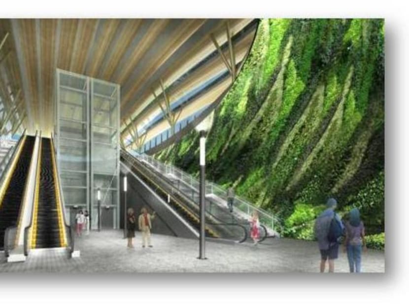 An artist's impression of the Thomson-East Coast line.