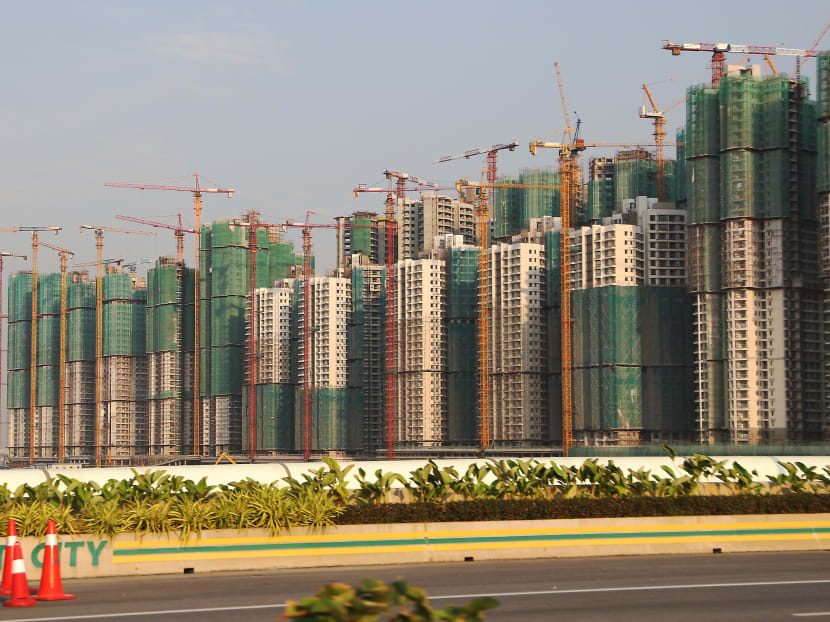 Johor's Forest City under construction.