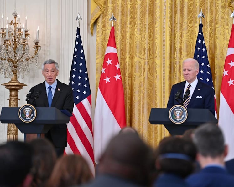 Threats such as Ukraine conflict put peace and prosperity 'everywhere at risk': PM Lee, President Biden