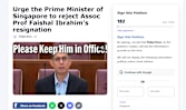 Petisyen dilancar usul Dr Faishal kembali berkhidmat