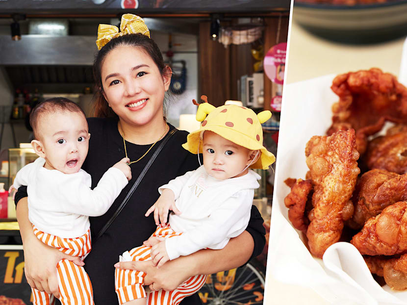 Addictive Fried Chicken Skin & Wings By Thai Hawker Who Names Stall After Twins