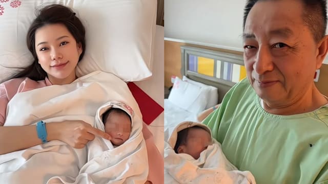 Mandy产后抱儿照曝光，汪小菲罕见现身