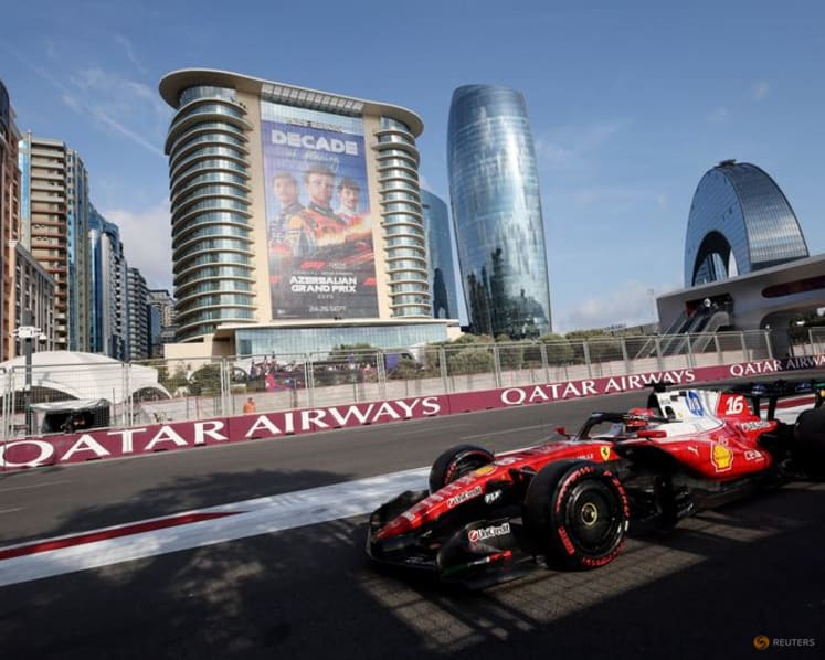 Russell takes pole position for Azerbaijan GP after championship leader Antonelli crashes